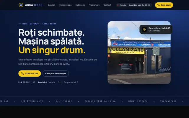 Site-ul Aqua Touch