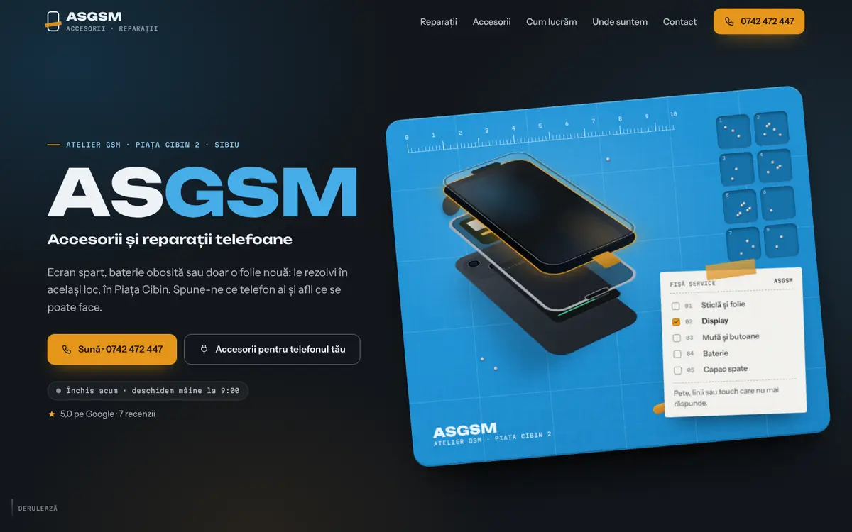 ASGSM pe desktop