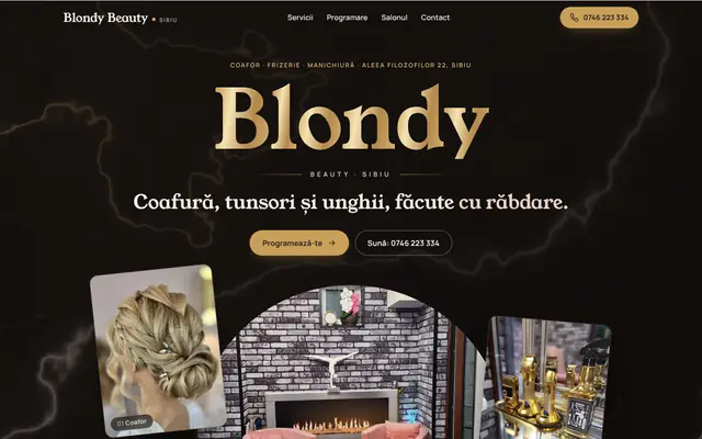 Site-ul Blondy Beauty
