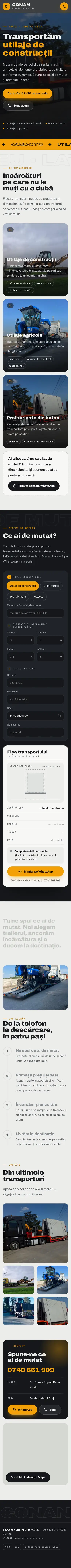 Pagina întreagă Conan Expert Decor, telefon