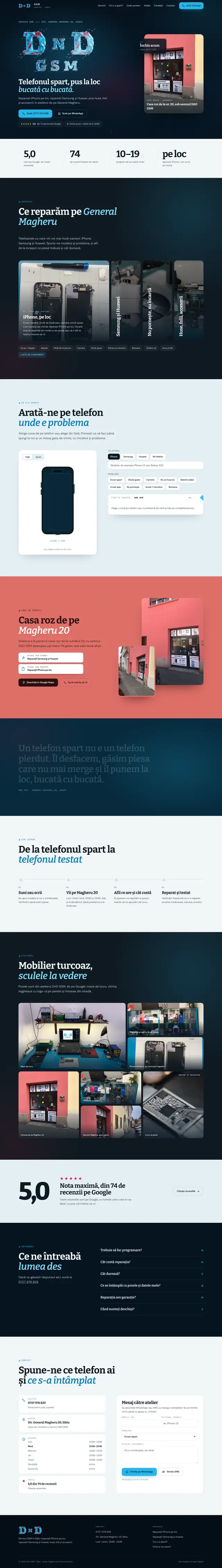 Pagina întreagă DnD GSM, desktop