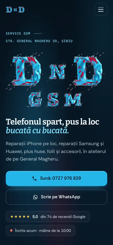 DnD GSM pe telefon