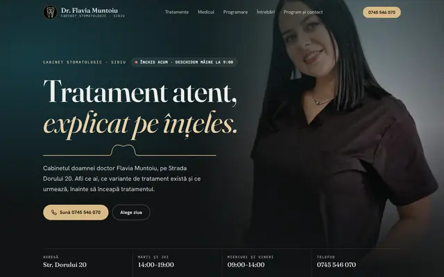 Site-ul Dr. Flavia Muntoiu