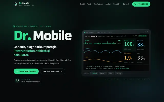 Site-ul Dr. Mobile