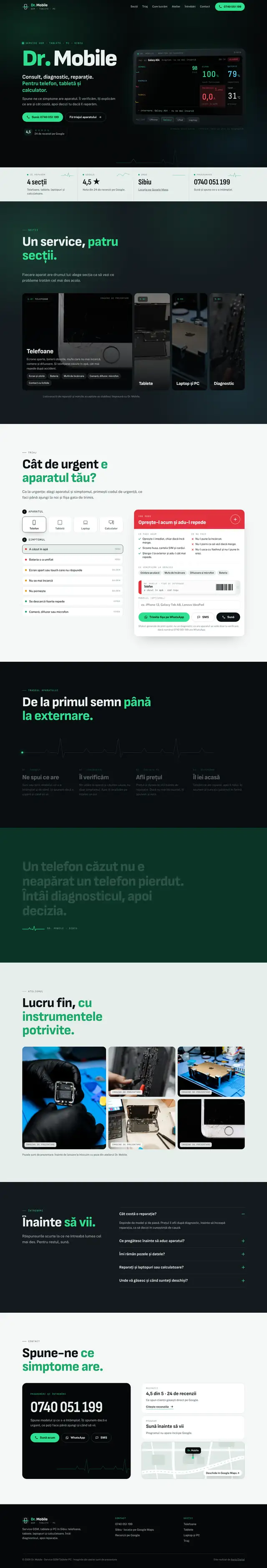 Pagina întreagă Dr. Mobile, desktop