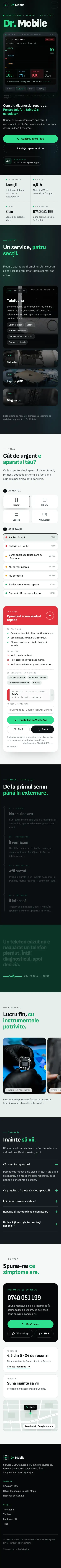 Pagina întreagă Dr. Mobile, telefon