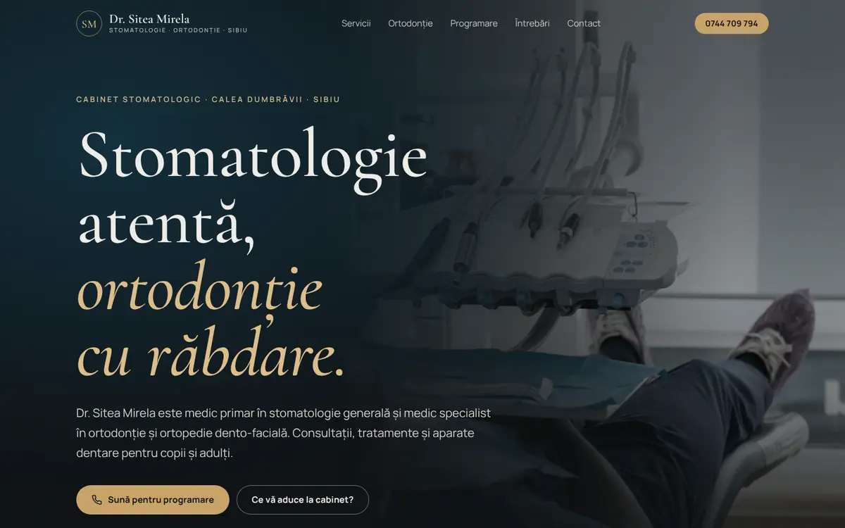 Dr. Sitea Mirela pe desktop
