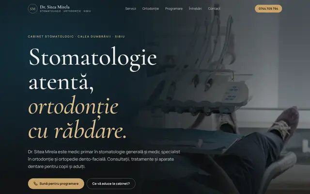 Site-ul Dr. Sitea Mirela