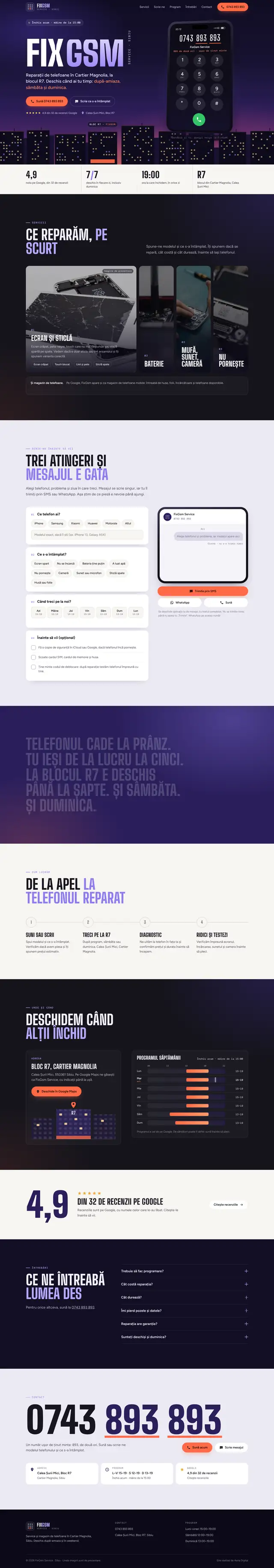 Pagina întreagă FixGsm Service, desktop