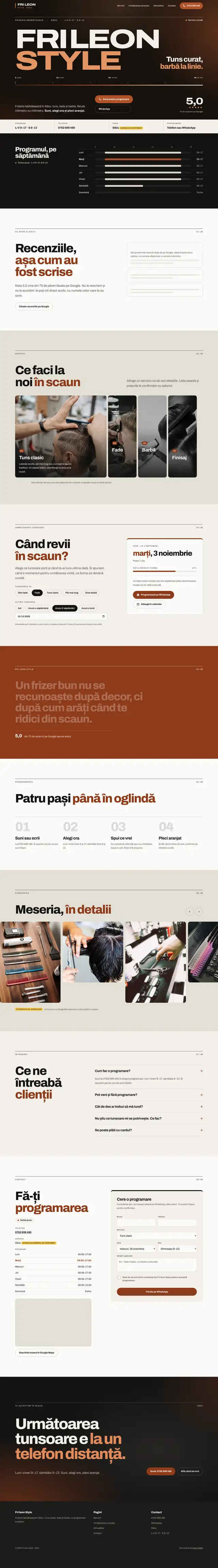Pagina întreagă Fri leon Style, desktop