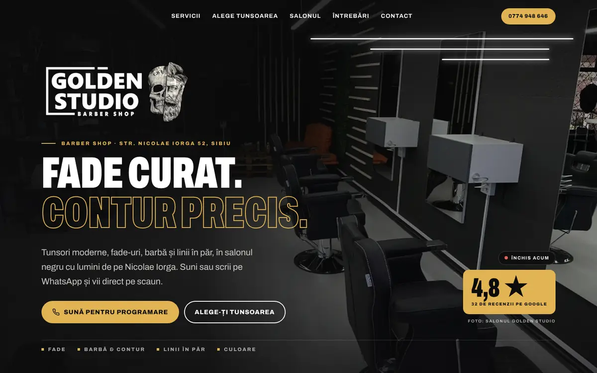 Golden Studio pe desktop