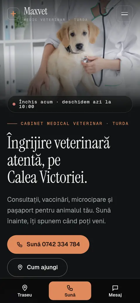 Maxvet pe telefon