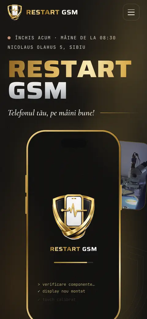 Restart GSM pe telefon