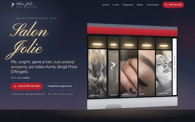Site-ul Salon Jolie