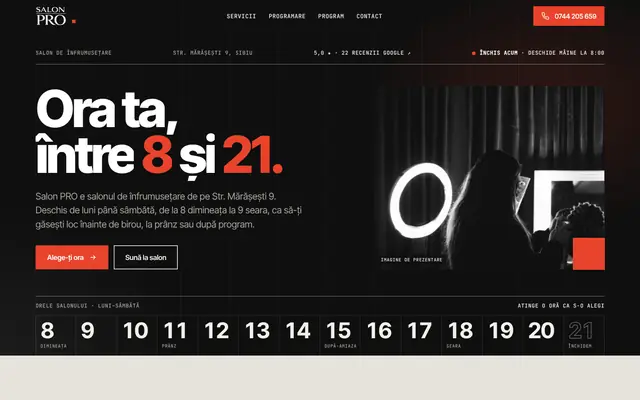 Site-ul Salon PRO
