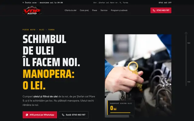 Site-ul VDP Auto