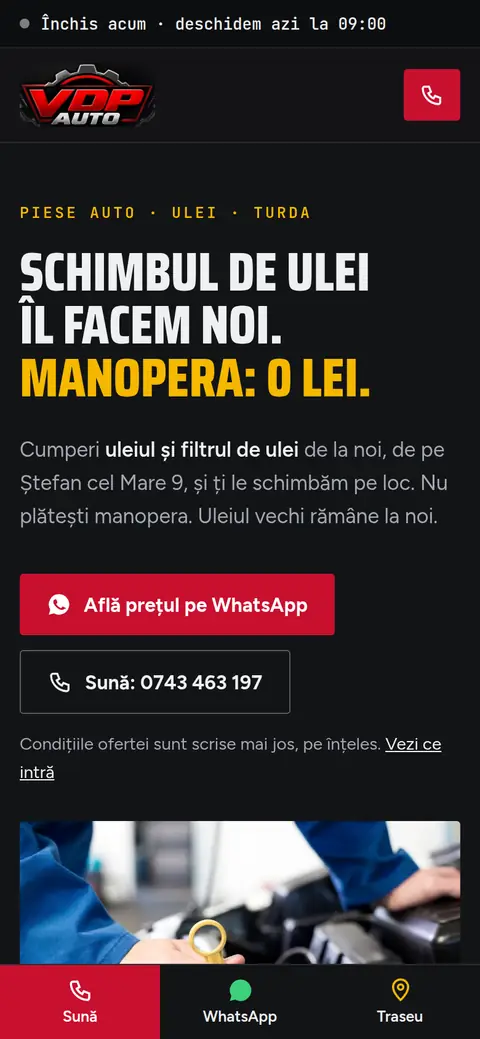 VDP Auto pe telefon